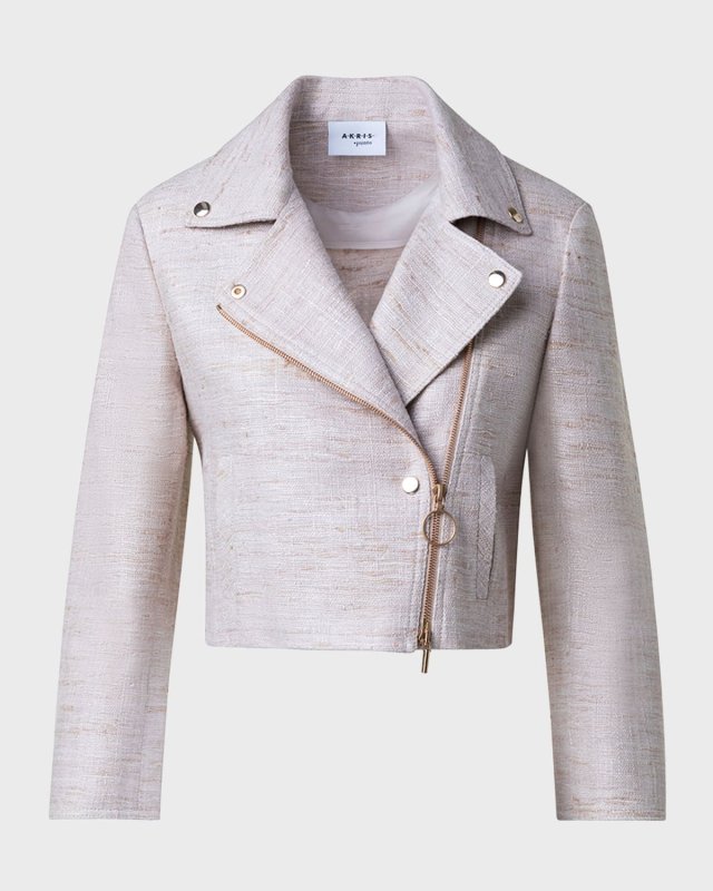 Indian Silk Biker Jacket